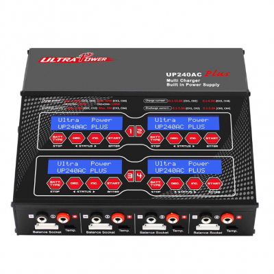 Ultra Power UP240AC PLUS 240W 12A RC Balance AC/DC Fast Multi OEM Battery Charger For 1-6S LiPo LiHV LiFe LiIon Battery